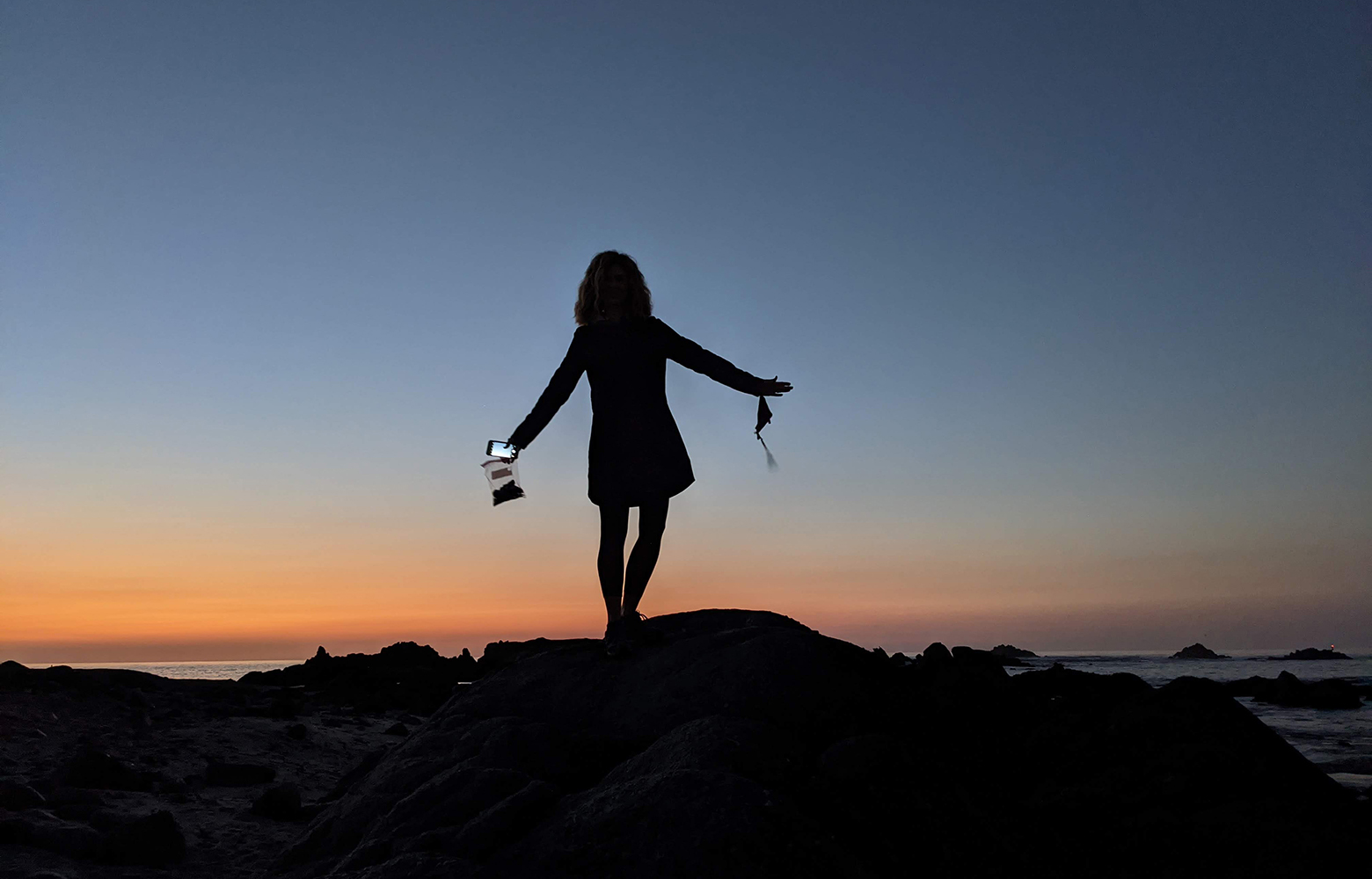 Christina Seeley at Point Pinos along the Asilomar Coastline, arriving after a cross-country relocation in the middle of COVID 